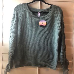 NWT Sea-foam green sweater